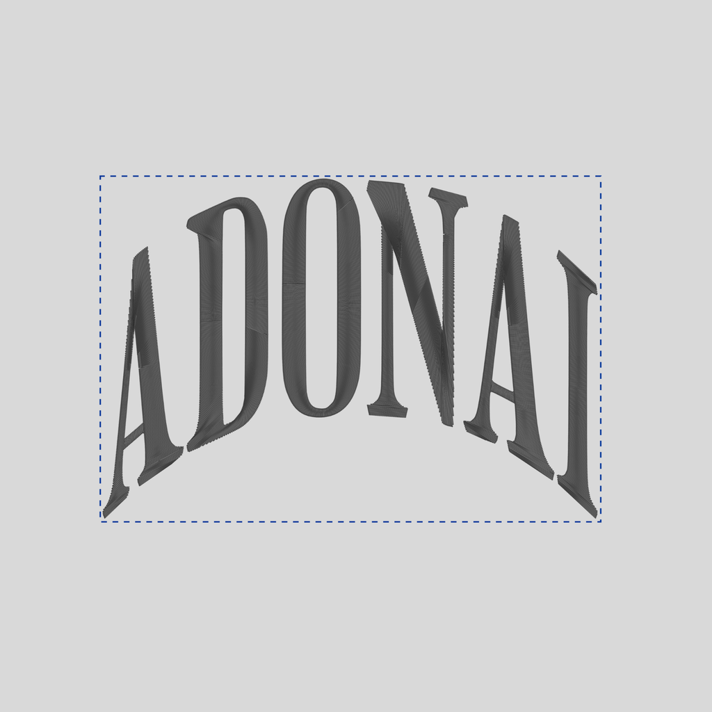 5×7 Big Logo Embroidery Template for Ink/Stitch — Beginner Friendly