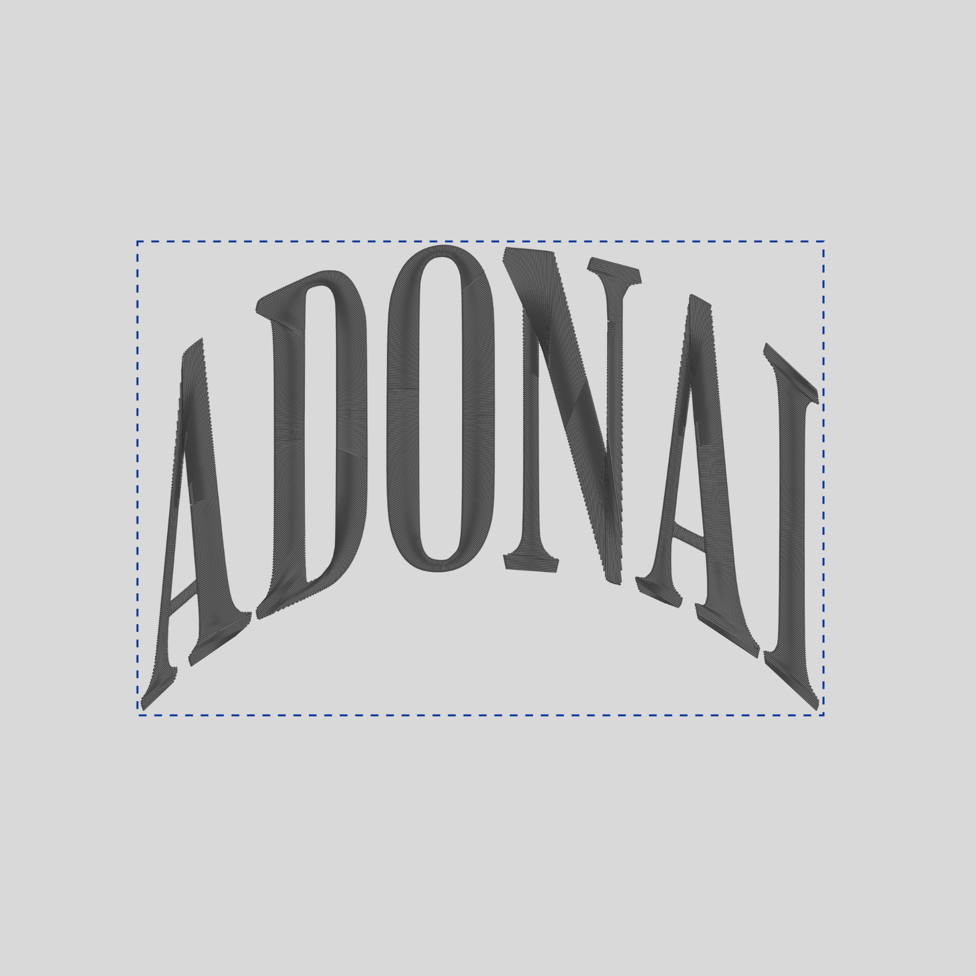 5×7 Big Logo Embroidery Template for Ink/Stitch — Beginner Friendly