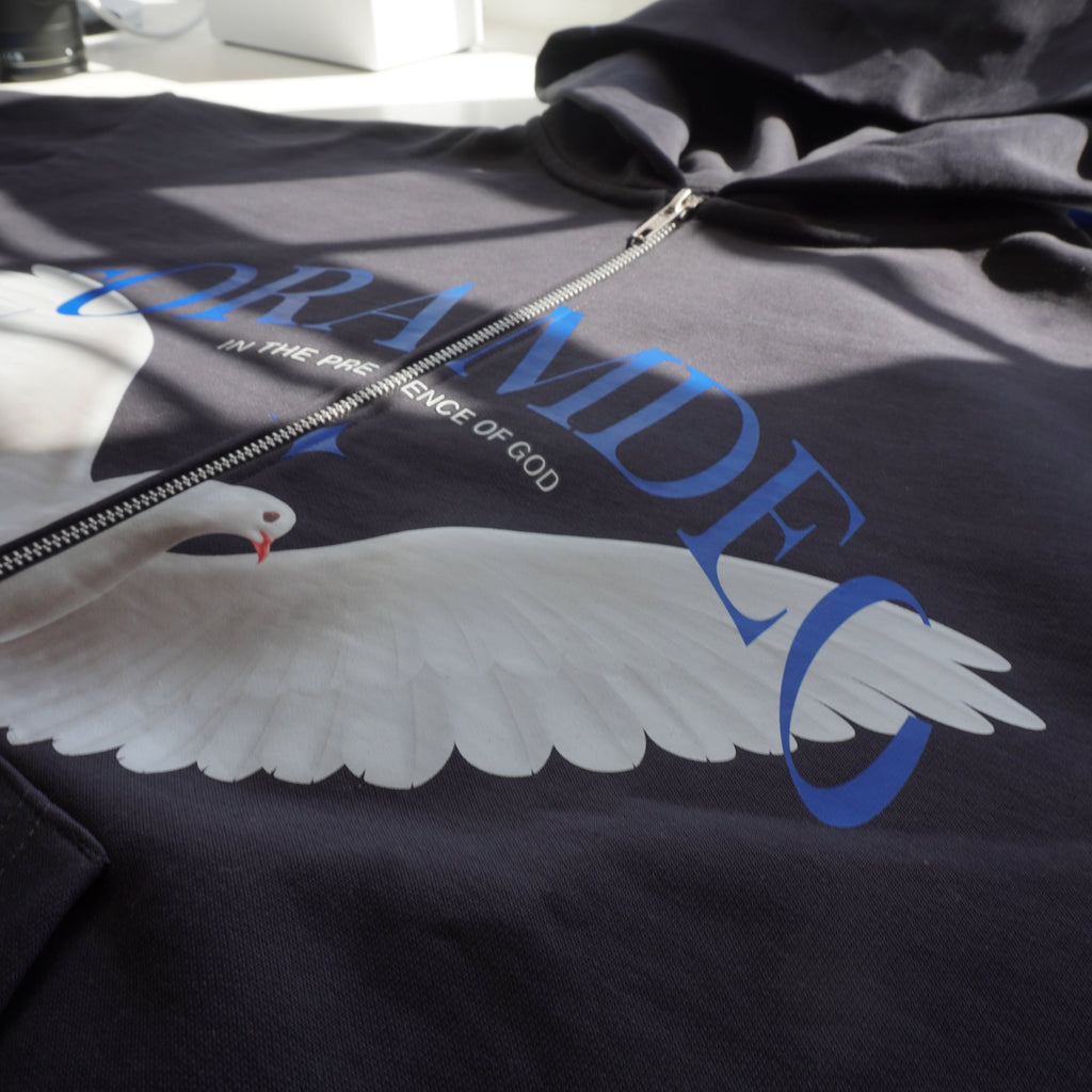 Oversized Double Zip Hoodie