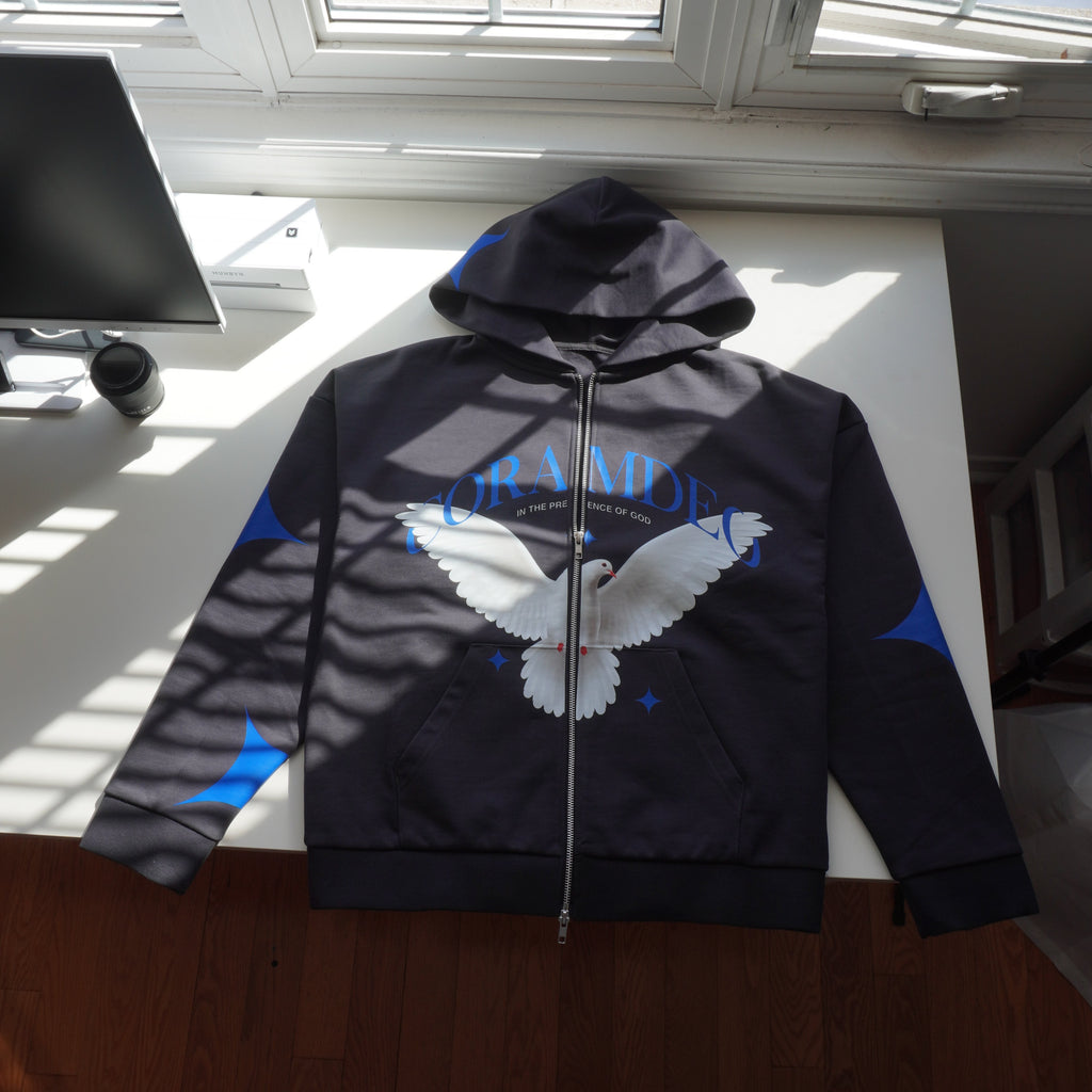 Oversized Double Zip Hoodie