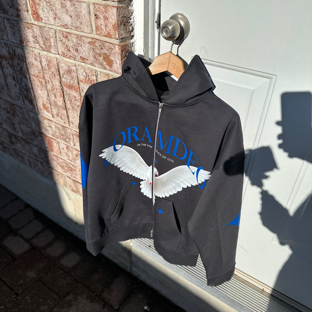 Oversized Double Zip Hoodie