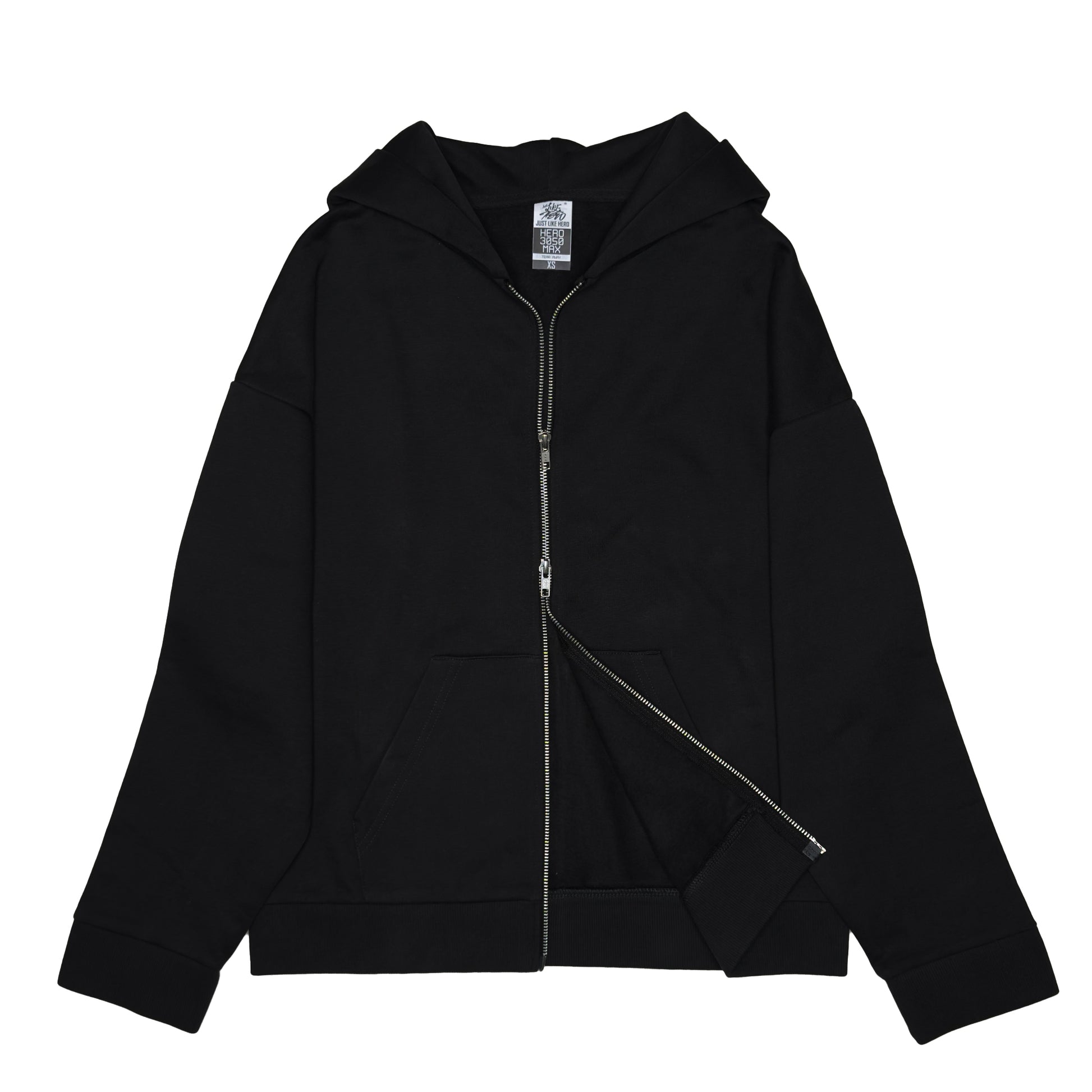 HERO-3050 MAX Unisex Blank Full Zip Hoodie