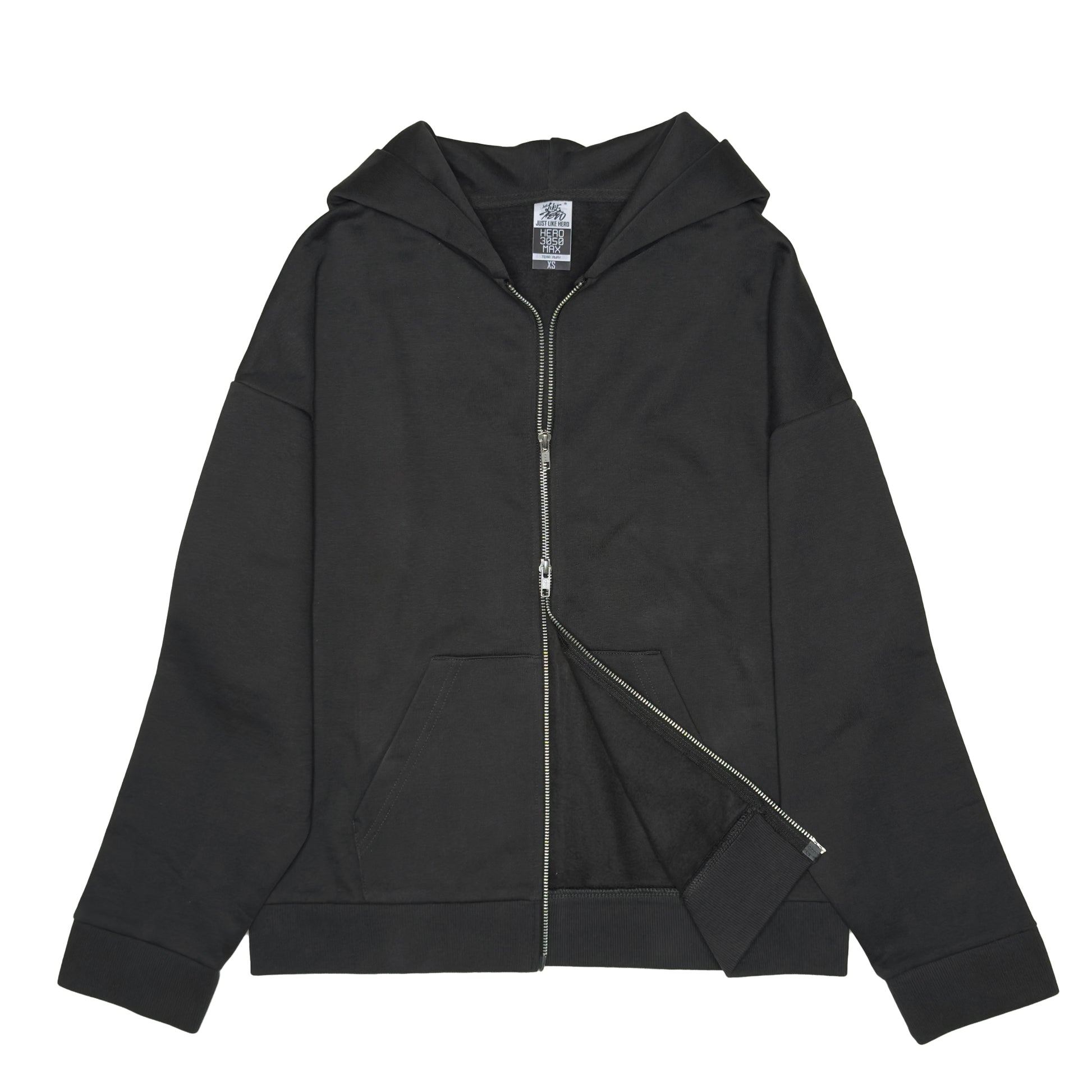 HERO-3050 MAX Unisex Blank Full Zip Hoodie