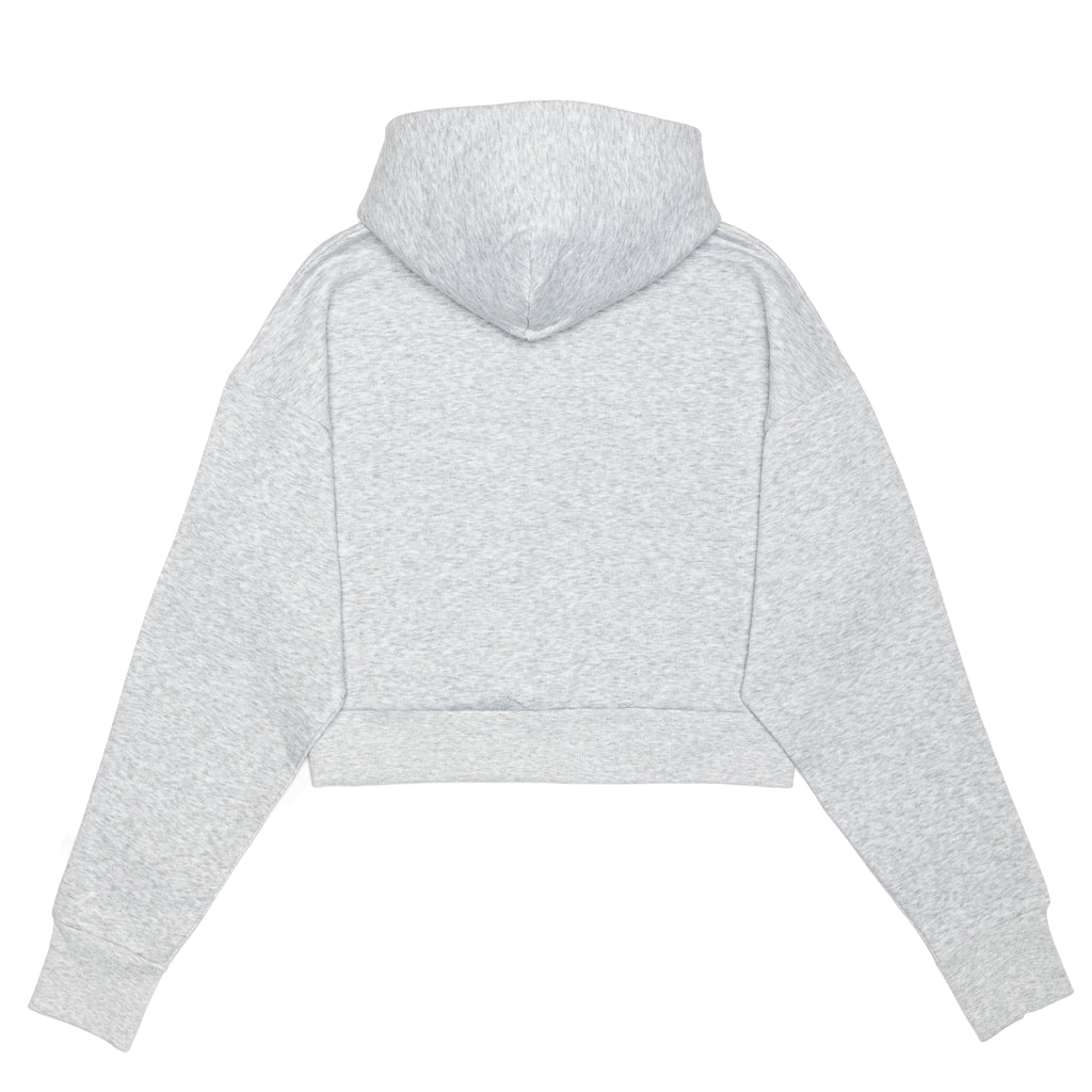 HERO-4220C Cropped Drop Shoulder 1/2 Zip Hoodie