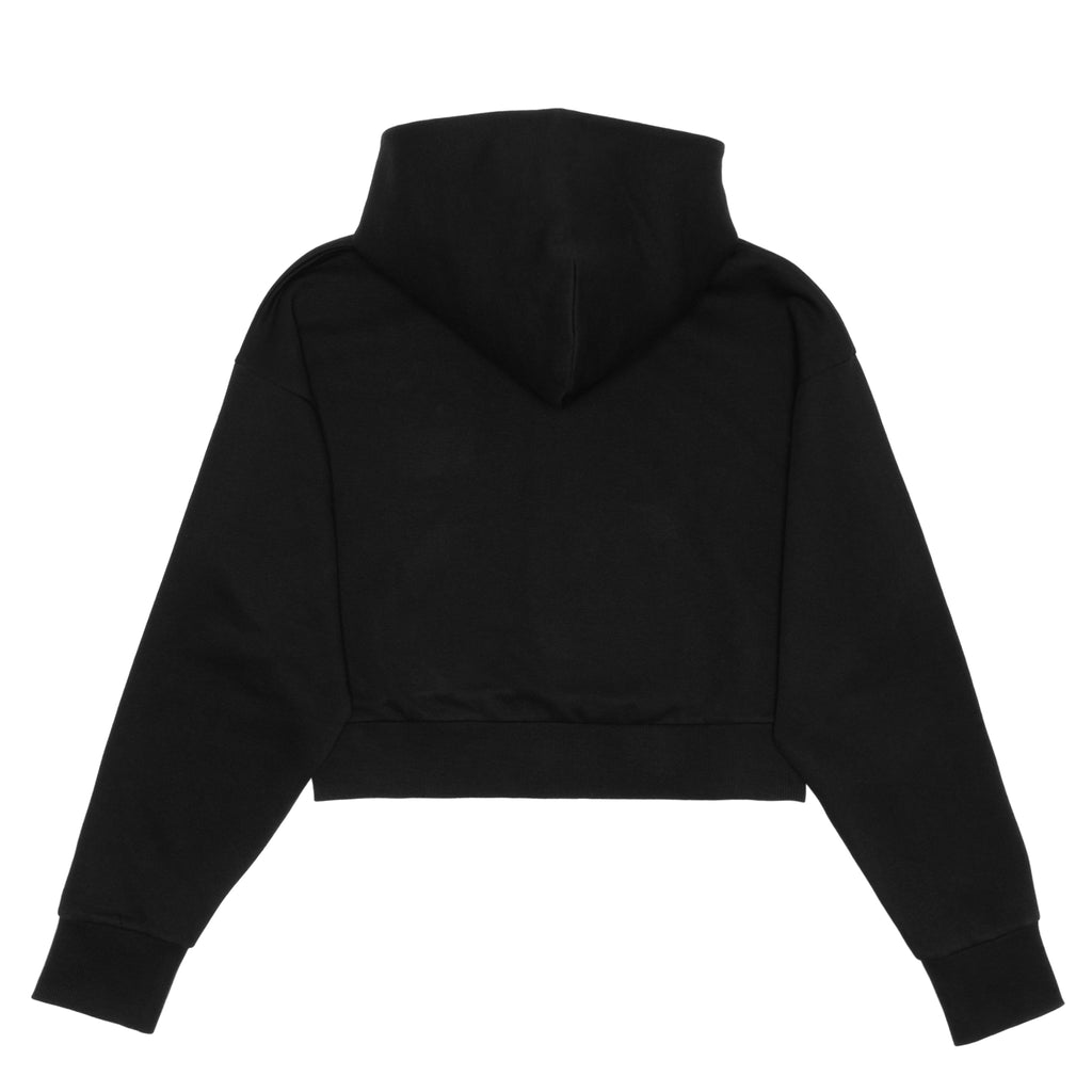 HERO-4220C Cropped Drop Shoulder 1/2 Zip Hoodie