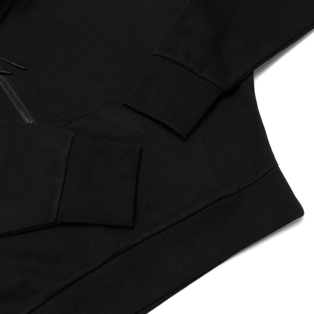 HERO-4220C Cropped Drop Shoulder 1/2 Zip Hoodie