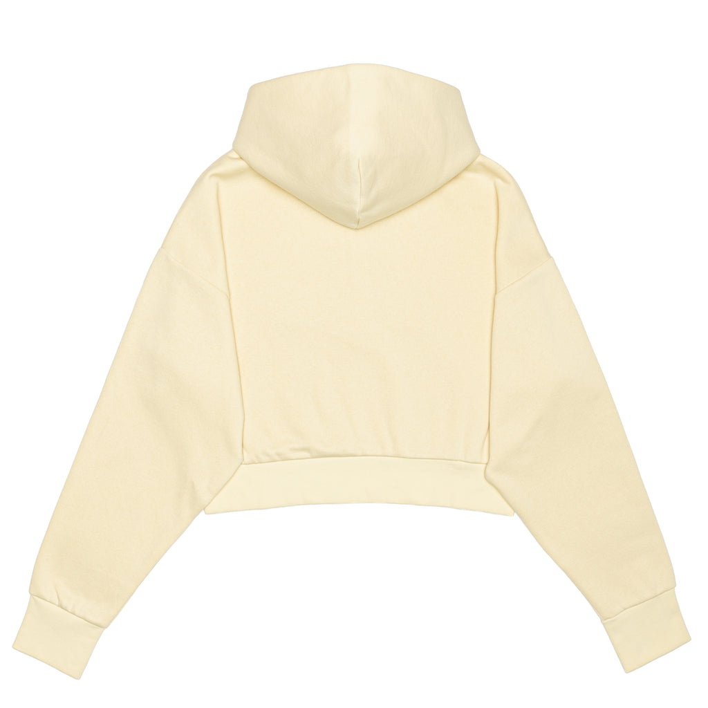 HERO-4220C Cropped Drop Shoulder 1/2 Zip Hoodie