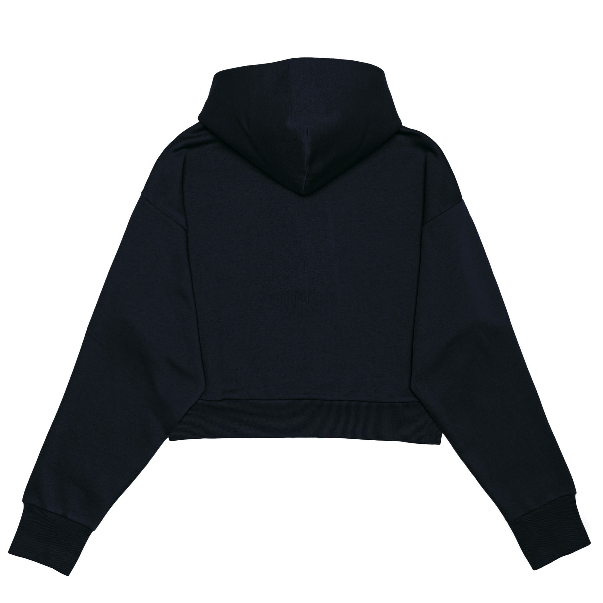 HERO-4220C Cropped Drop Shoulder 1/2 Zip Hoodie